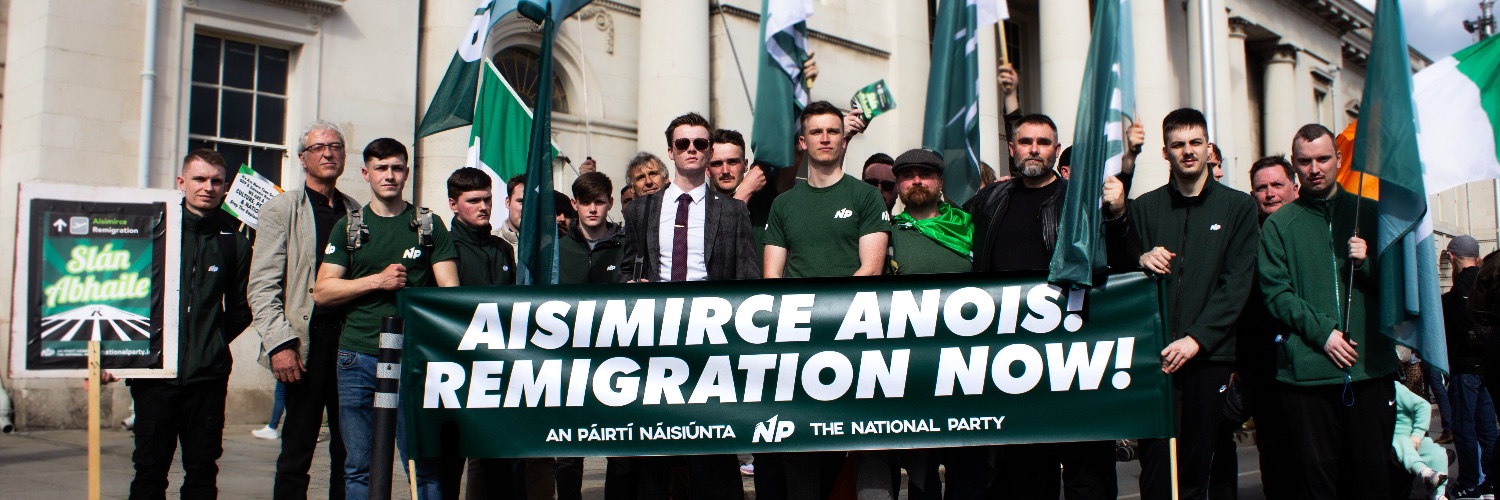 The National Party | An Páirtí Náisiúnta's banner