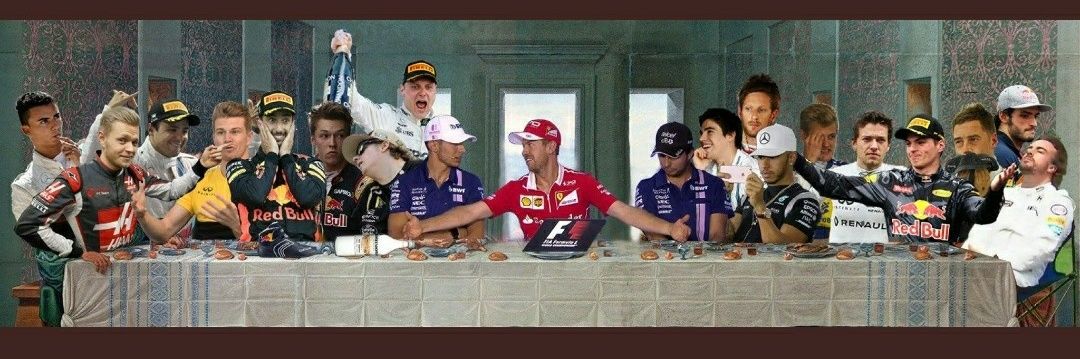 Dani Barrichello's banner