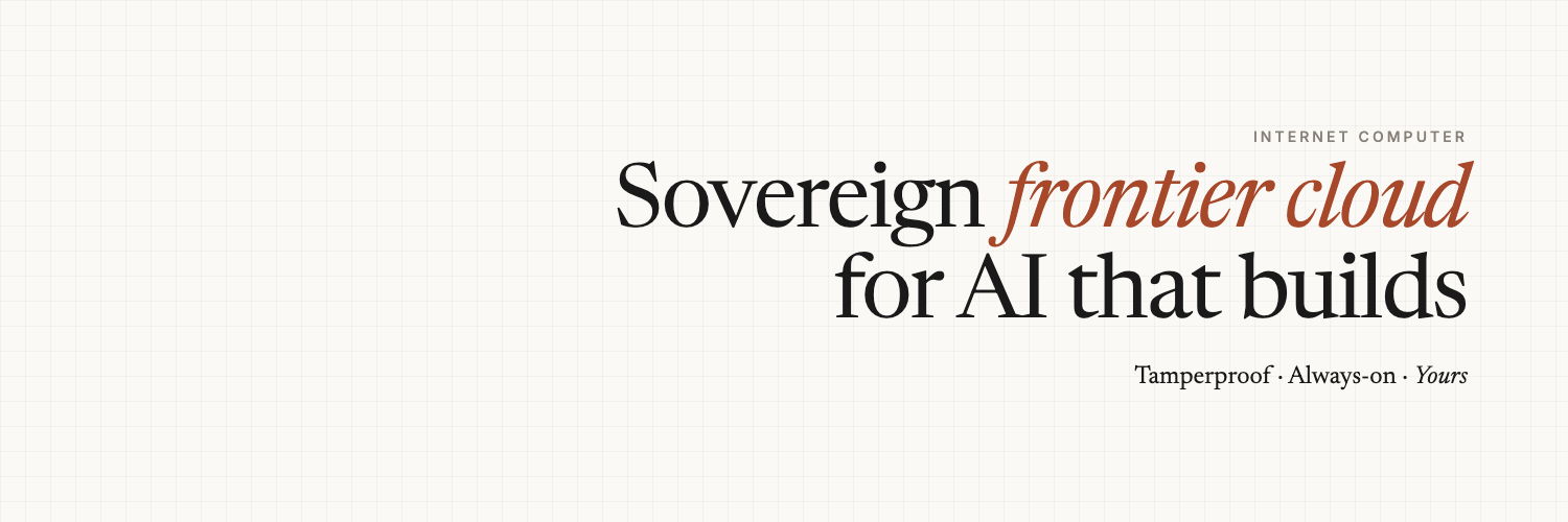 DFINITY Foundation's banner