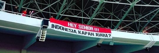 Football Indonesia's banner