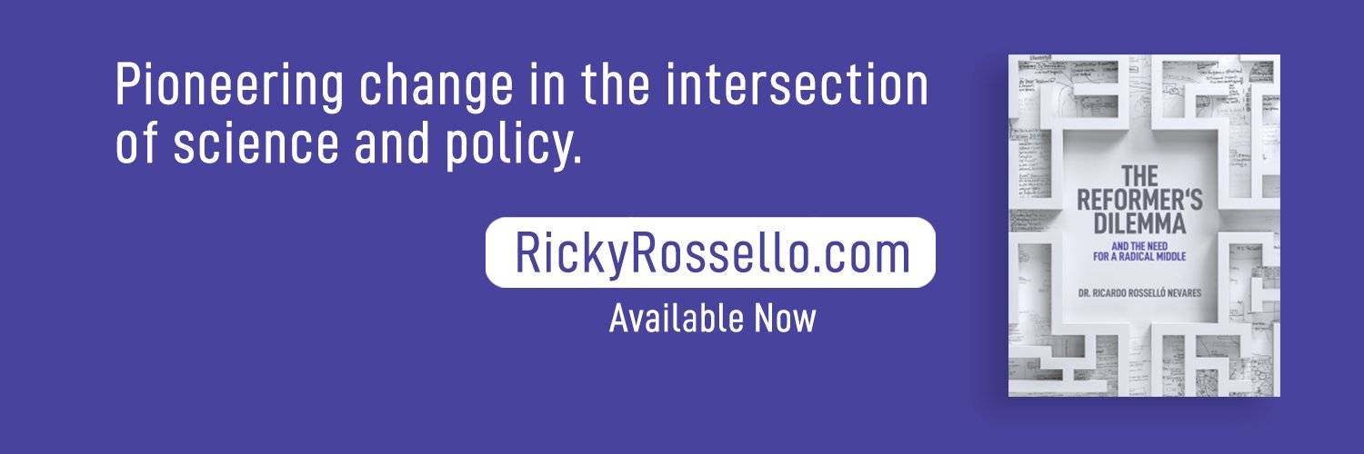 Ricardo Rosselló's banner