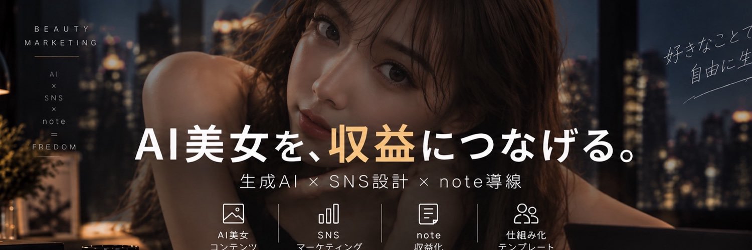 皇＠AI美女×SNSマーケ's banner