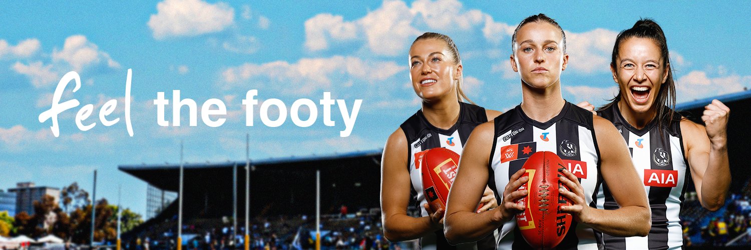 Collingwood AFLW's banner
