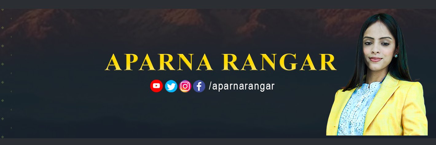 Aparna Rangar's banner