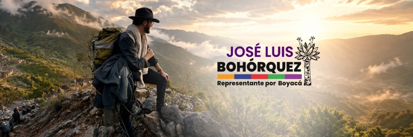 José Luis Bohórquez's banner