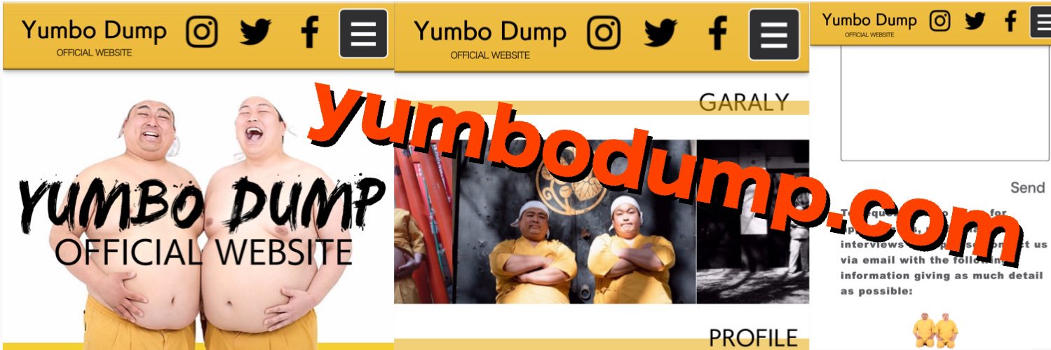 ゆんぼだんぷYumboDumpカシューナッツ's banner