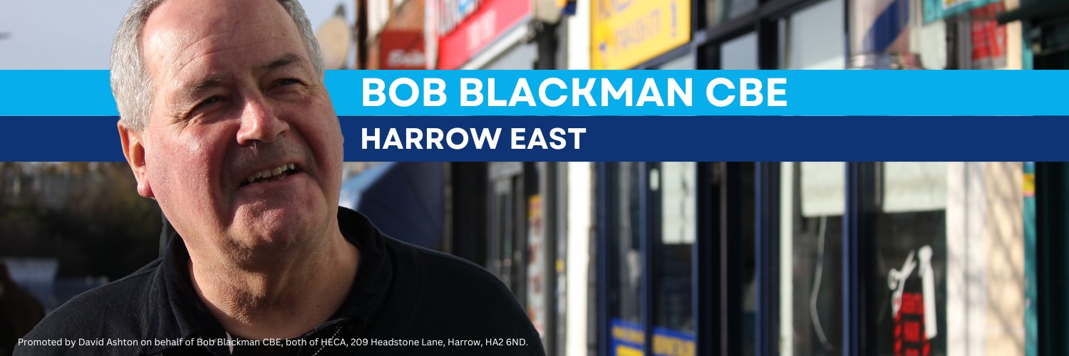 Bob Blackman's banner