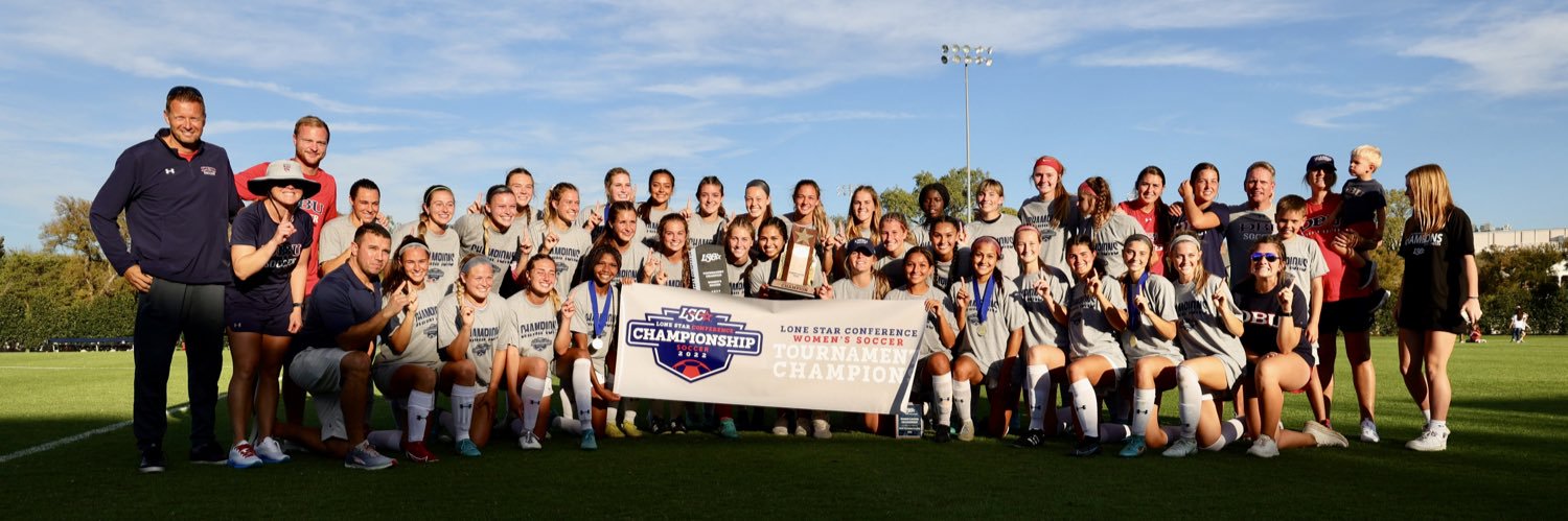 DBU Women's Soccer's banner