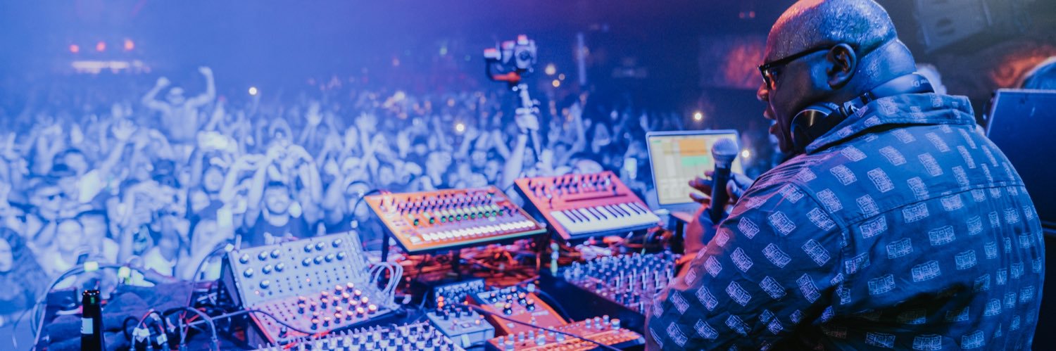 Carl Cox's banner