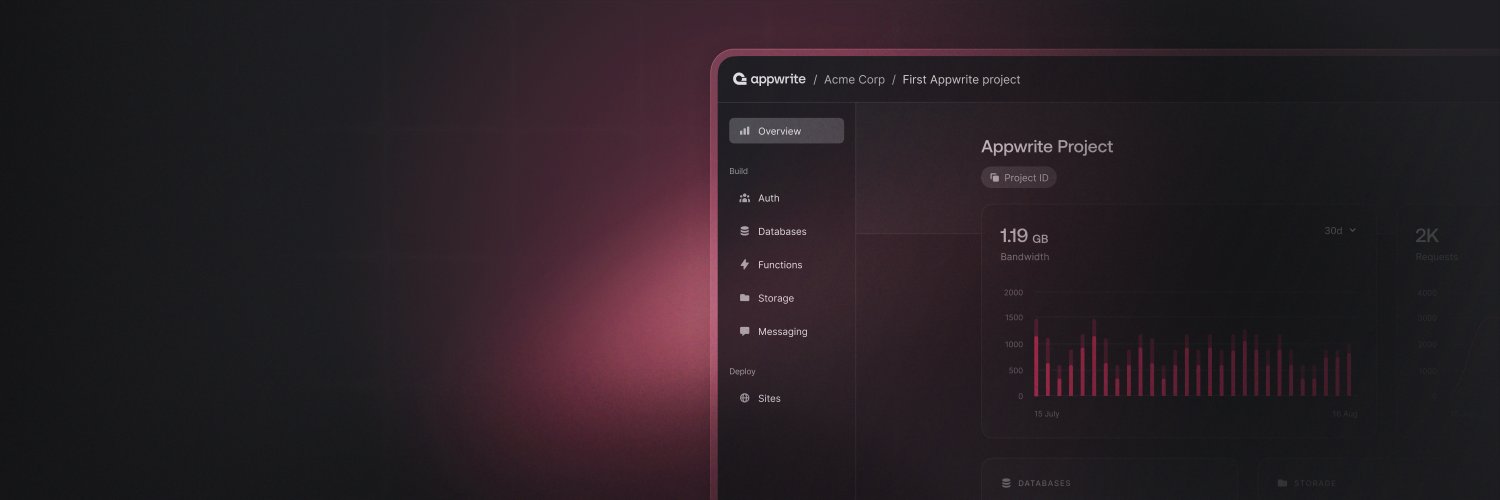 Appwrite's banner