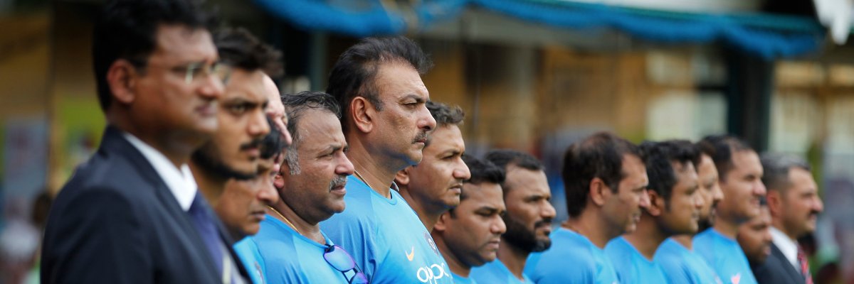 Ravi Shastri's banner
