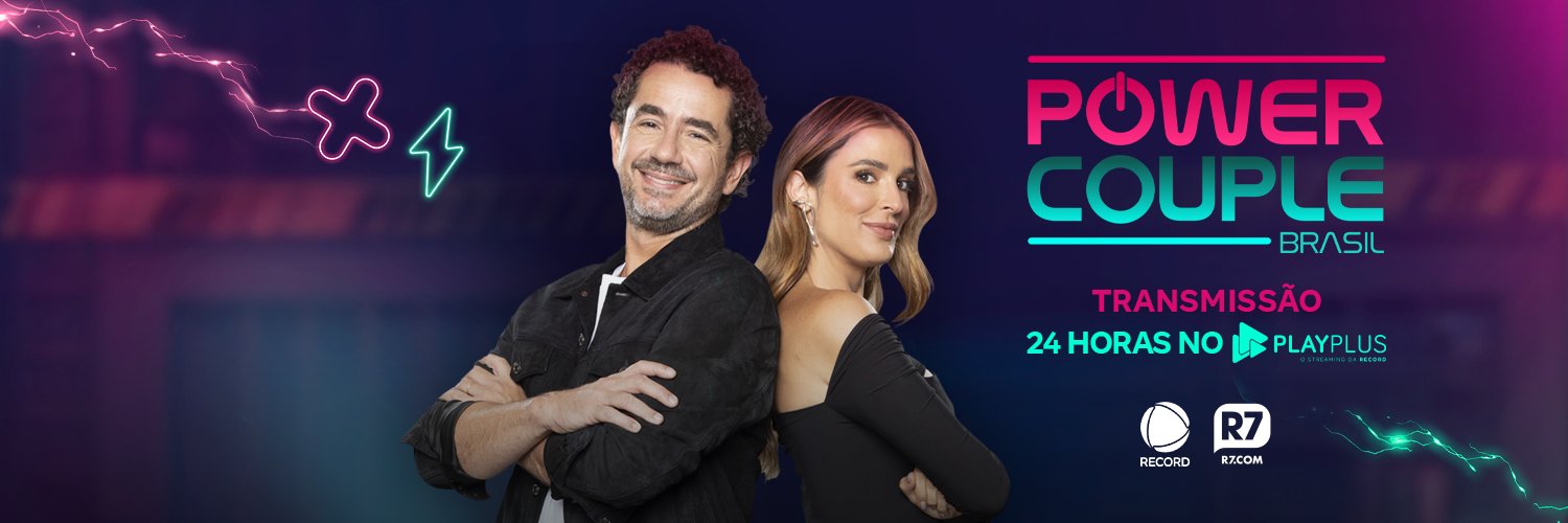 Power Couple Brasil's banner