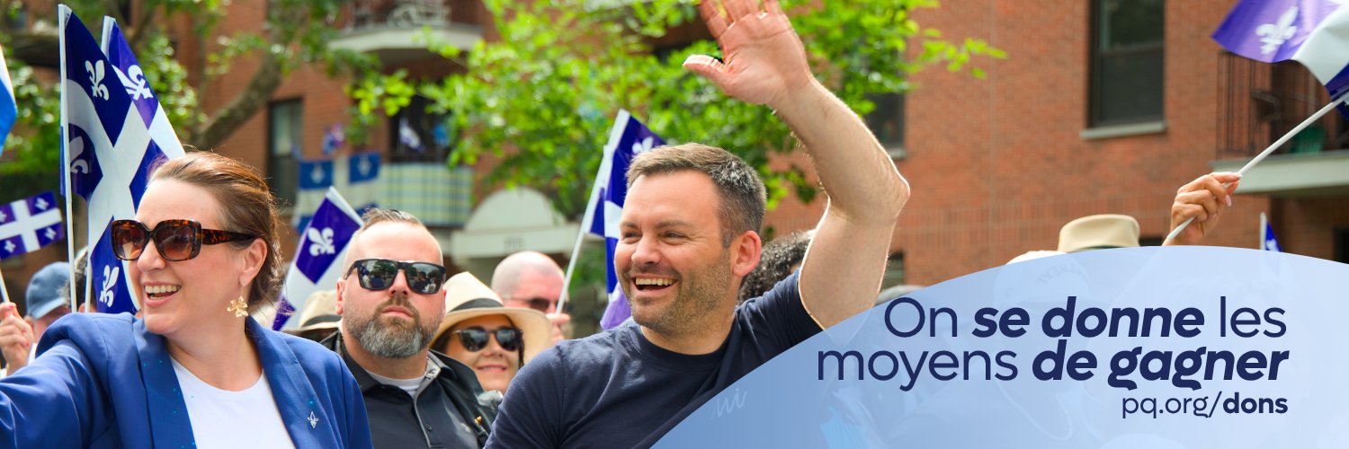 Parti Québécois's banner