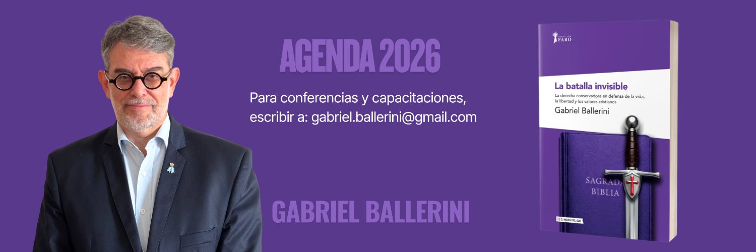 Gabriel Ballerini's banner