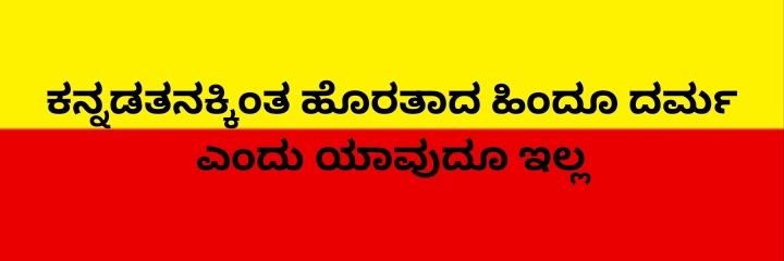Ethnic Kannadiga's banner
