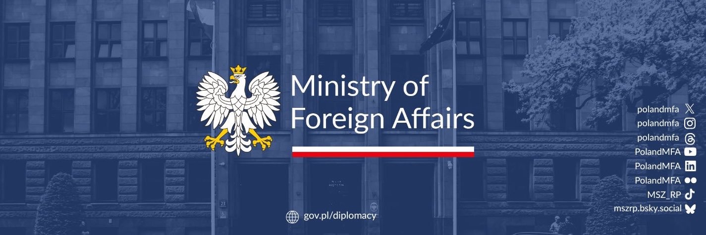 Ministry of Foreign Affairs 🇵🇱's banner