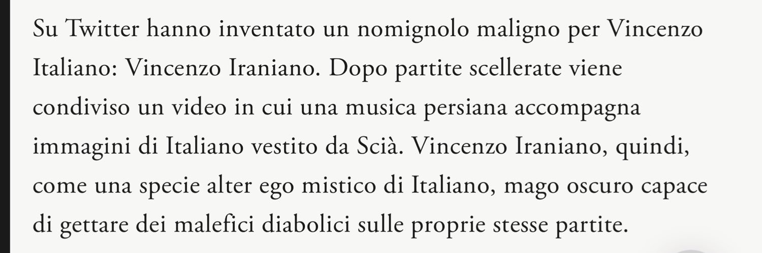 Vincenzo Iraniano's banner