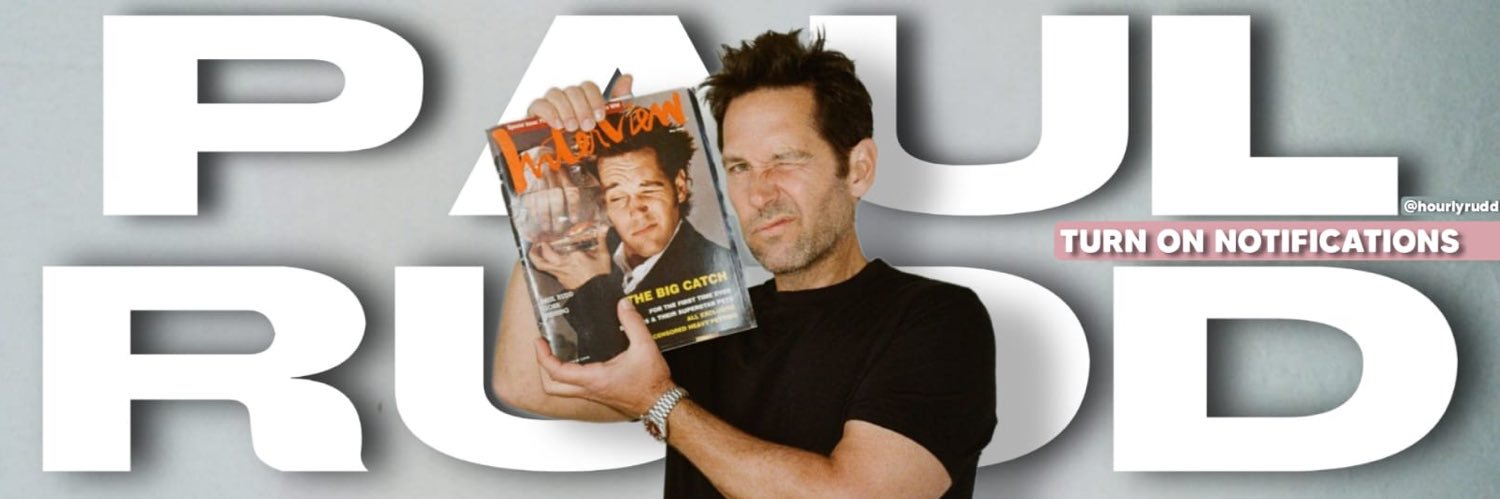 paul rudd ♡'s banner