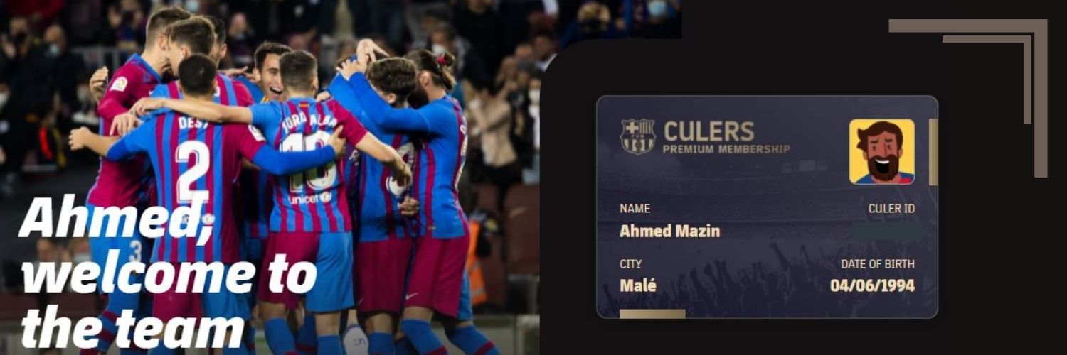 Ahmed Mazin's banner