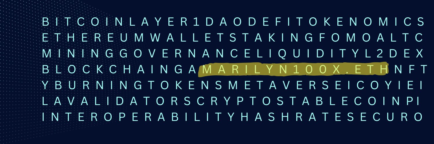 marilyn100x.eth's banner