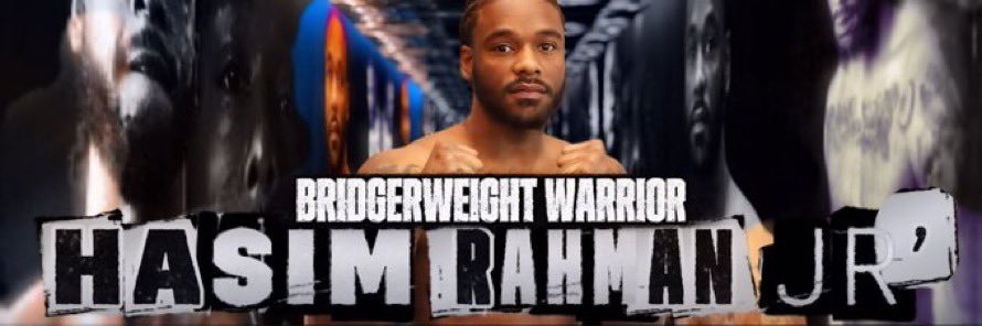 Hasim Rahman Jr.'s banner
