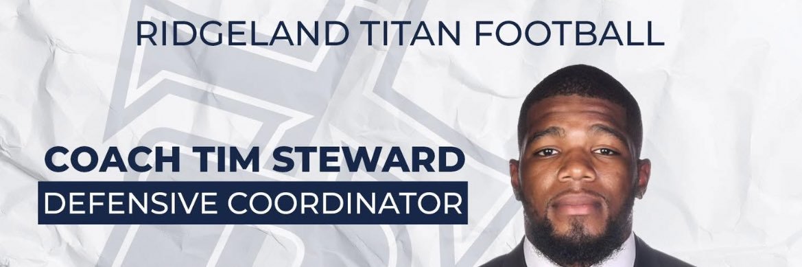 Coach Steward's banner