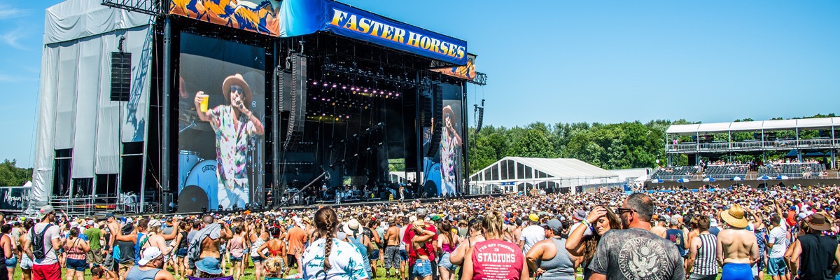 Faster Horses Festival's banner