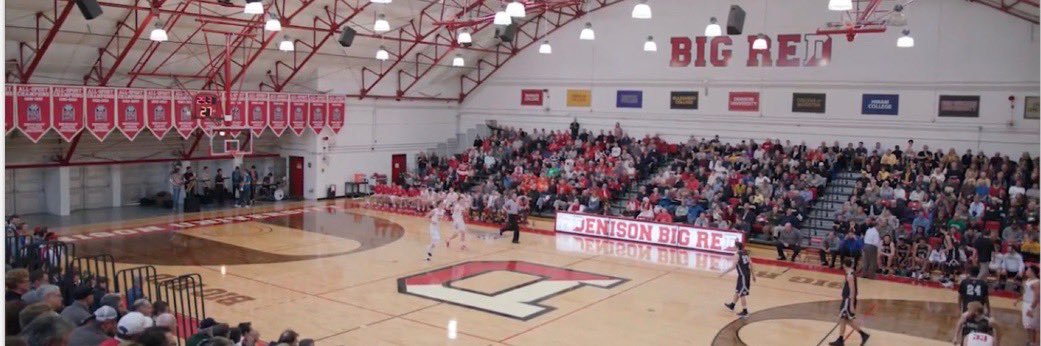 Denison Basketball's banner