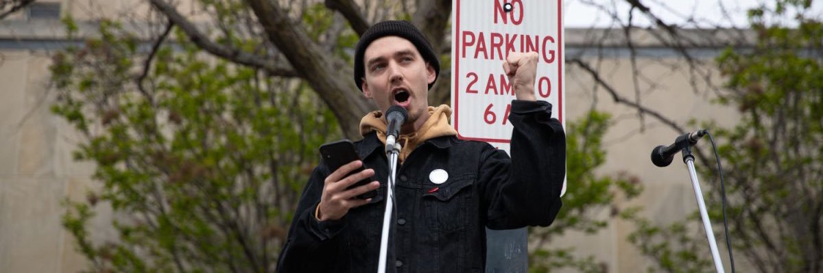 Oliver Weilein, Iowa City Councilor's banner
