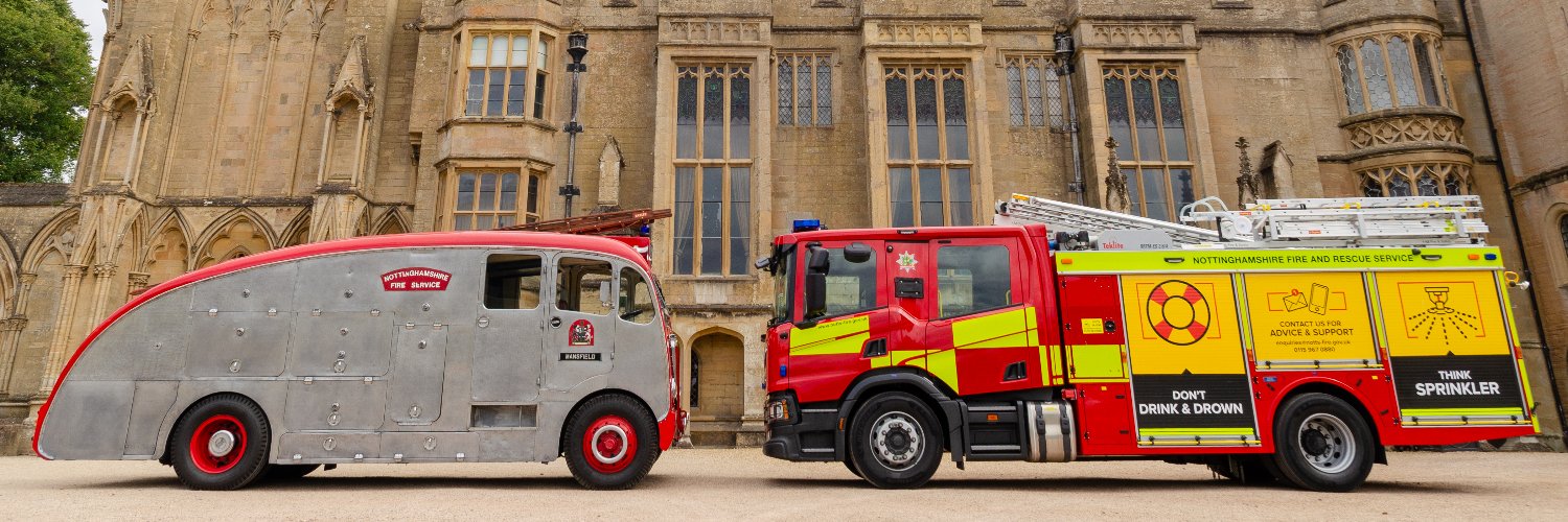 Nottinghamshire Fire and Rescue Service's banner