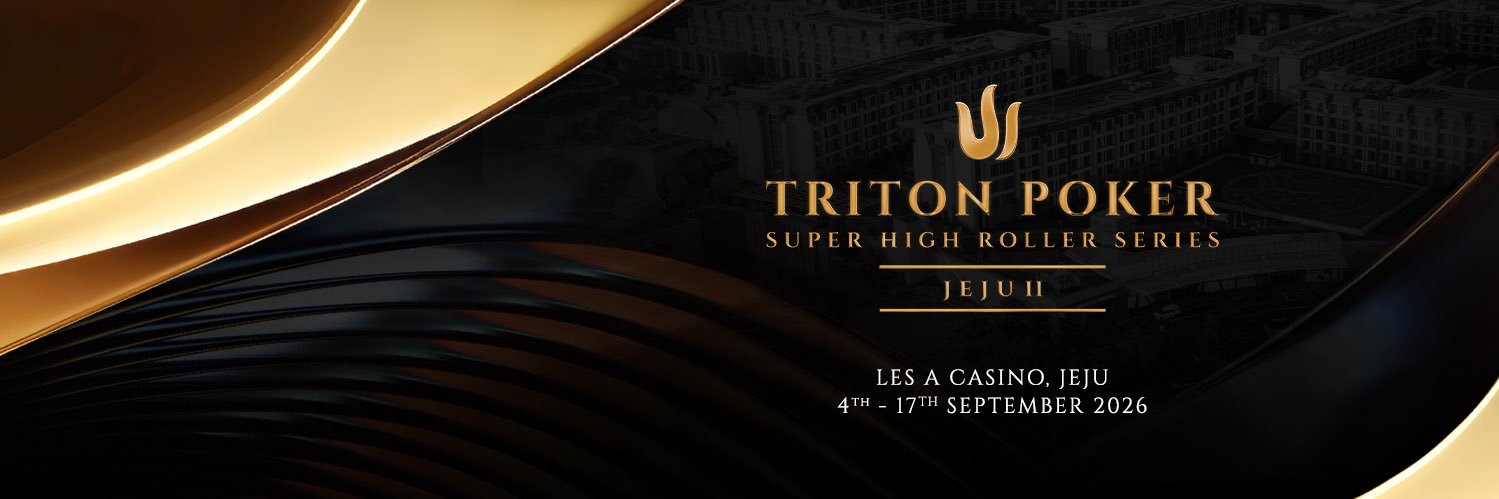 Triton Poker's banner