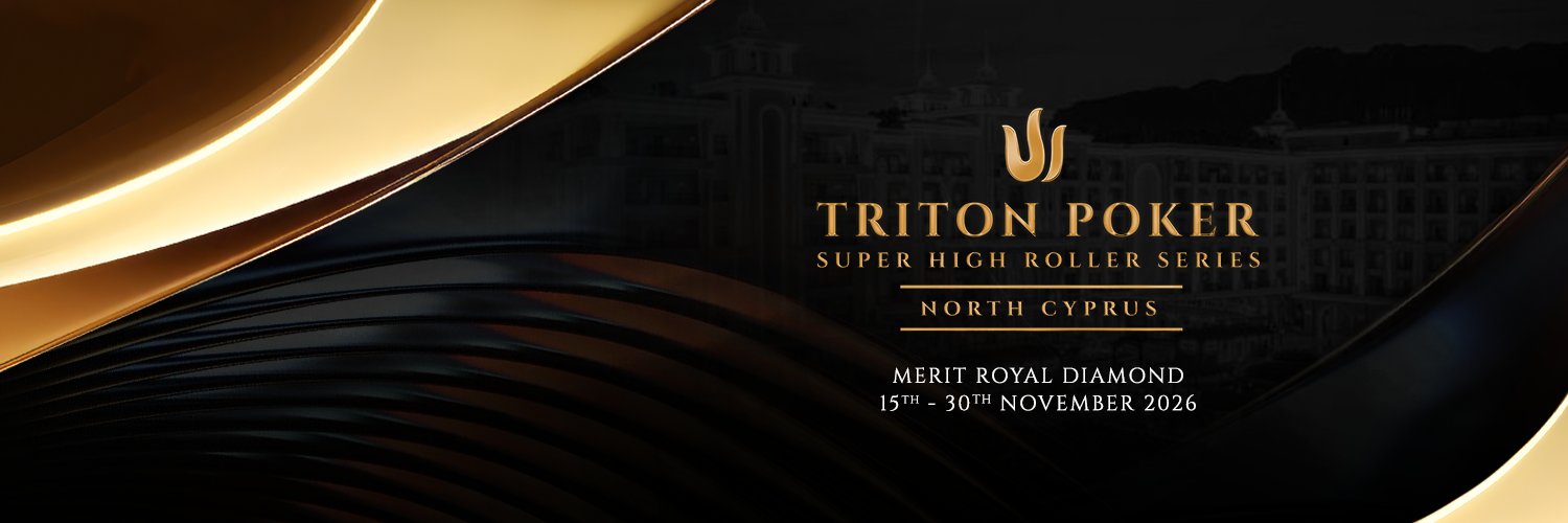 Triton Poker's banner