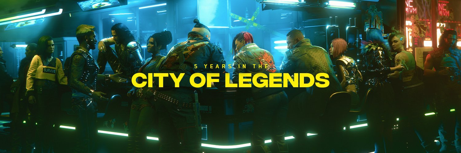 Cyberpunk 2077's banner