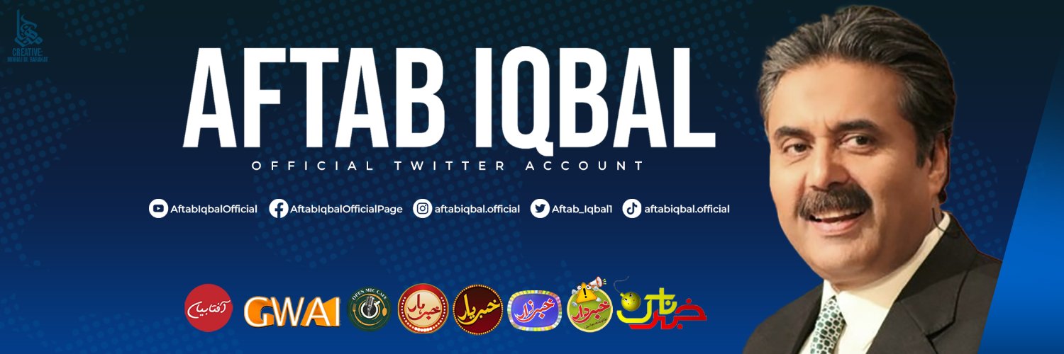 Aftab Iqbal's banner