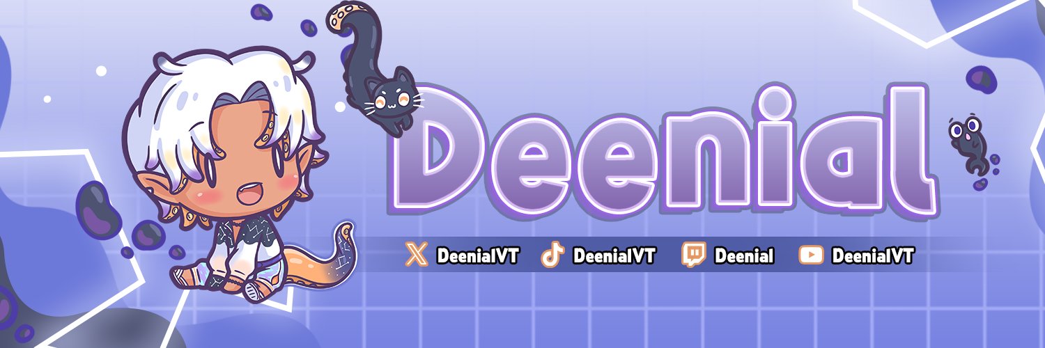 Deenial | 🐙【Space-Squid VTuber】's banner