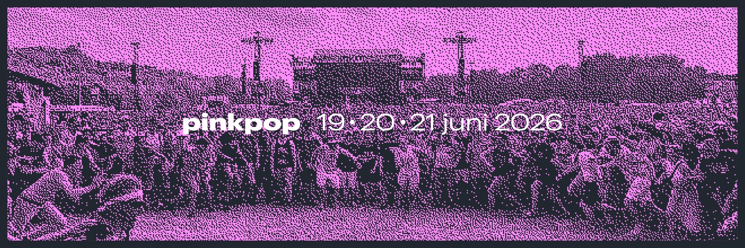 Pinkpop festival's banner
