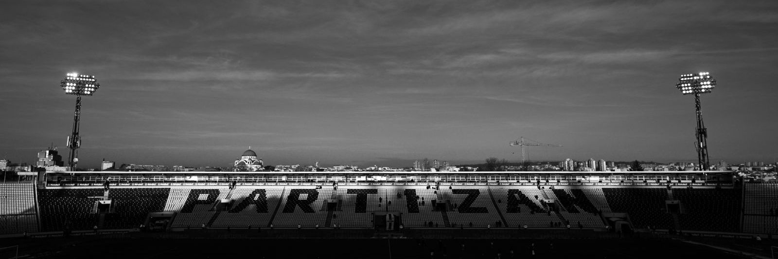 FK Partizan's banner
