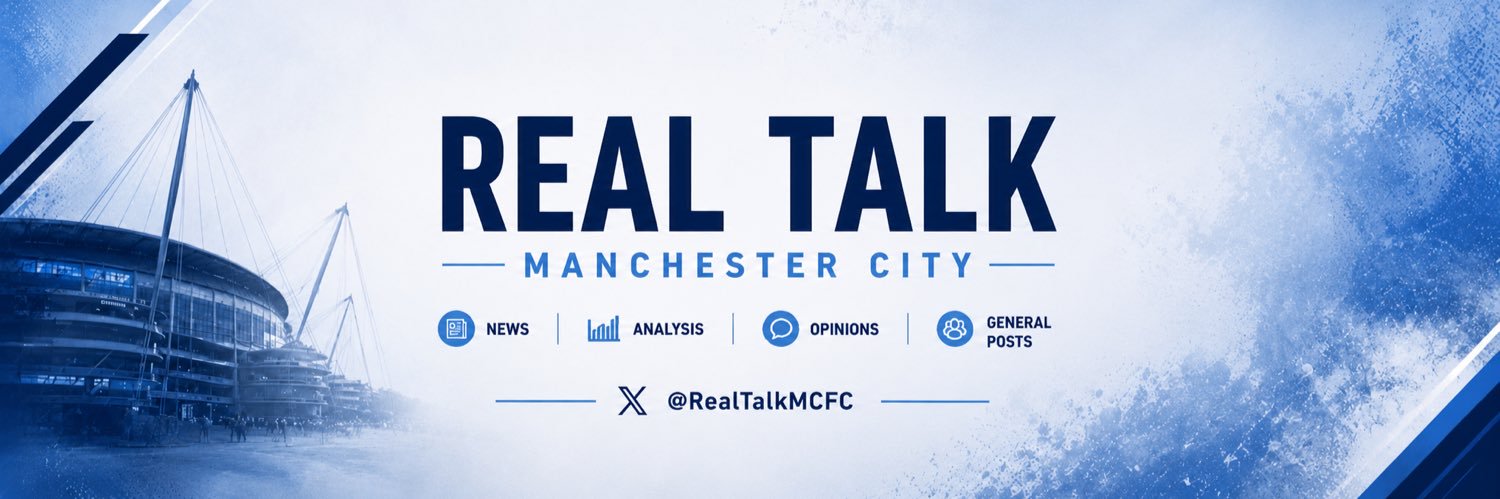 Real Talk Manchester City's banner
