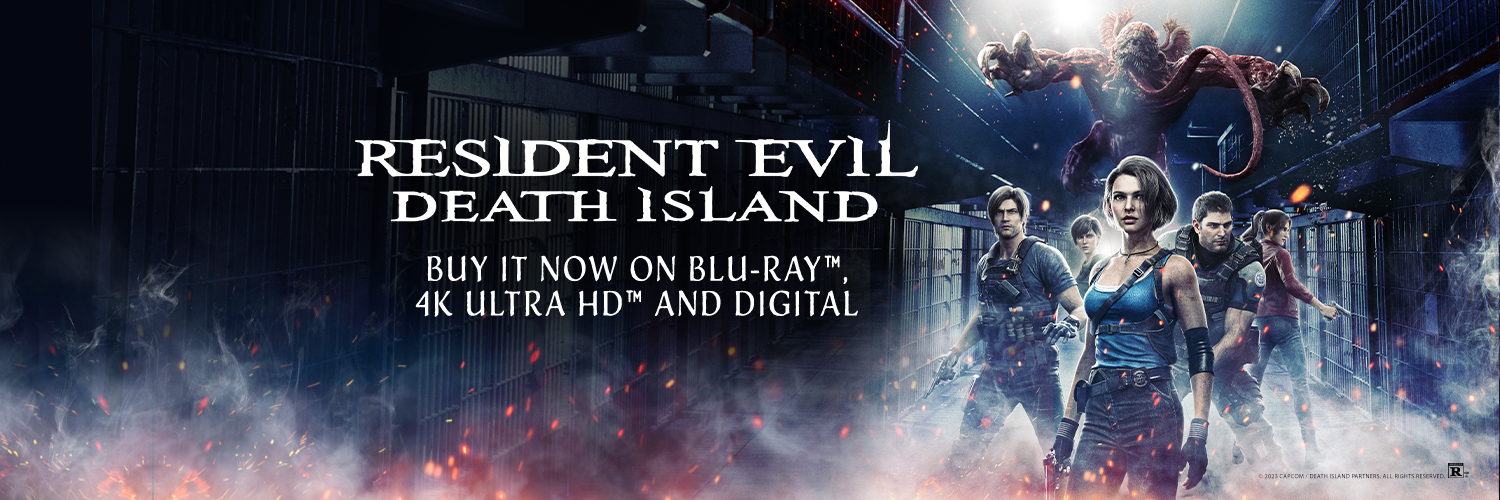 Resident Evil: Death Island's banner