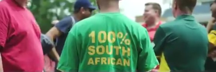 uKgomotso van Suid Afrika's banner