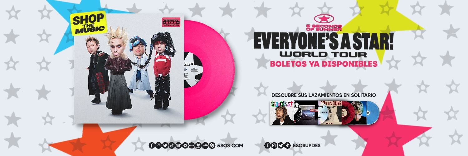 5SOS UPDATES ESPAÑOL ★ | #EVERYONESASTAR!'s banner