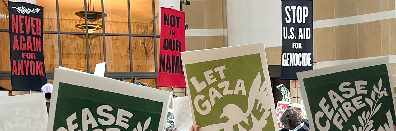 Jewish Voice for Peace Bay Area's banner