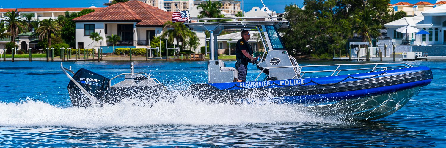 Clearwater Police Department's banner