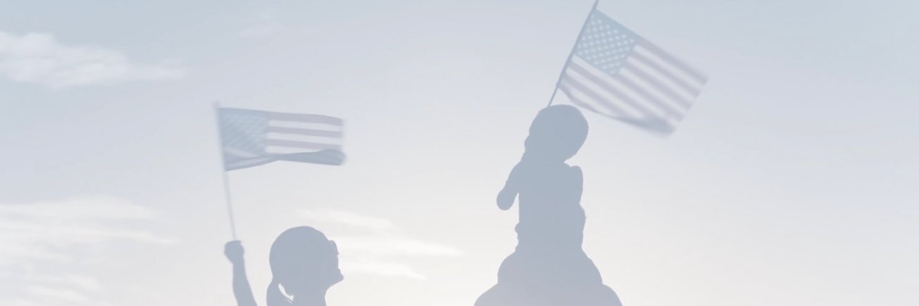 America First Works's banner
