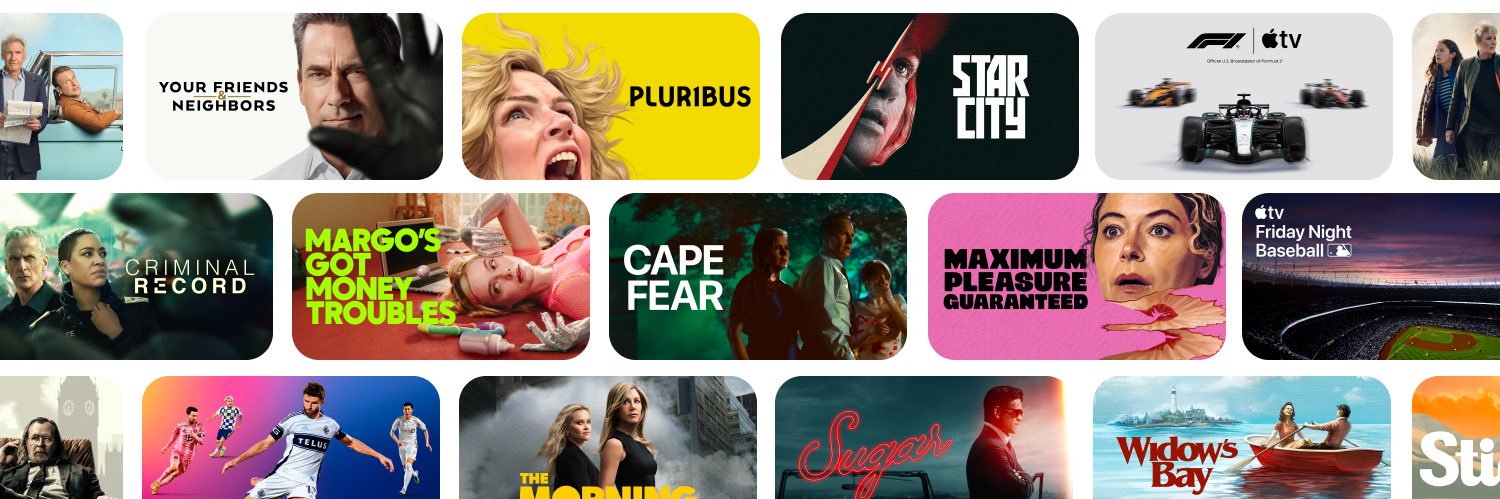 Apple TV's banner