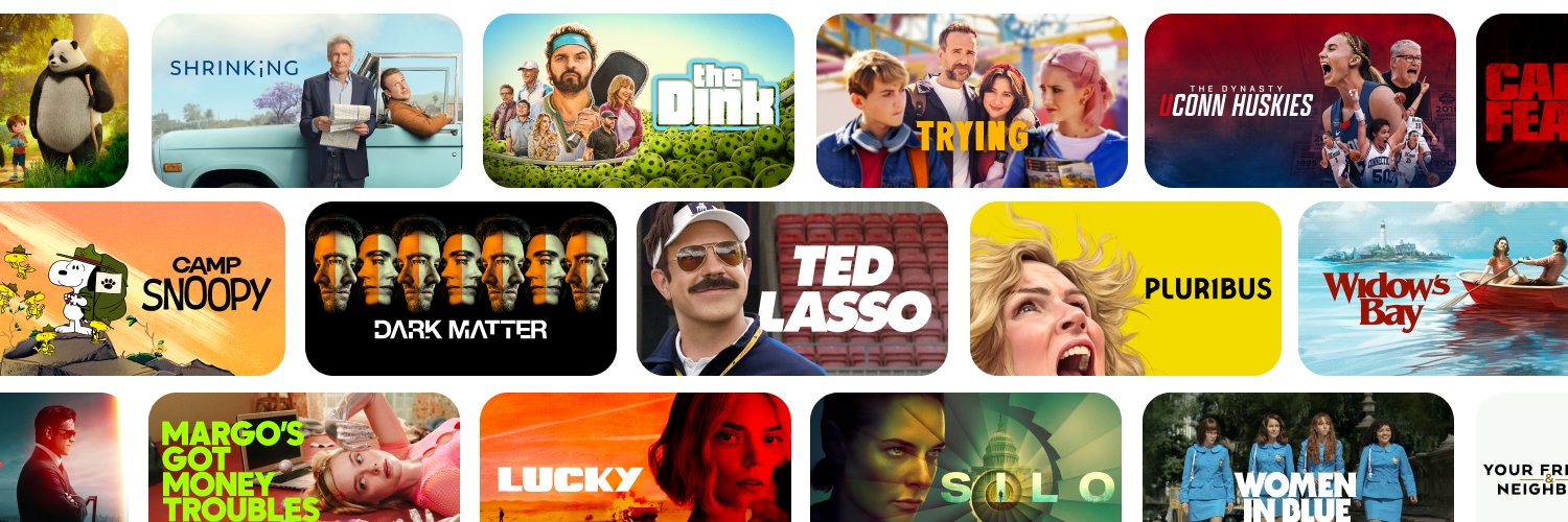 Apple TV's banner