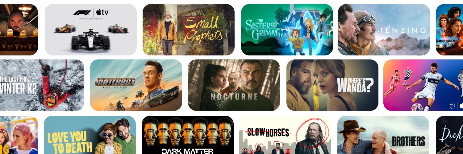 Apple TV's banner