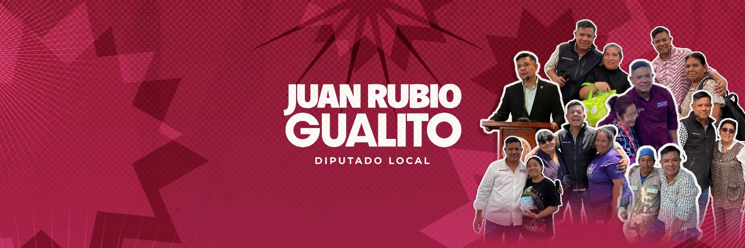 Juan Rubio Gualito's banner