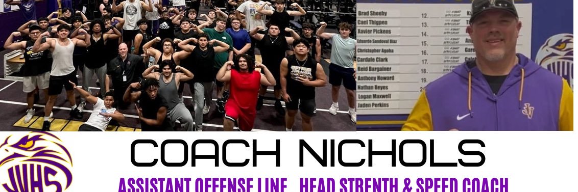 coach nichols's banner