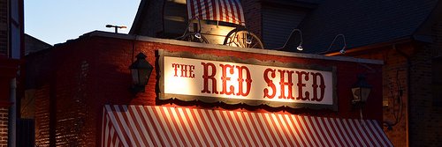 The Red Shed's banner